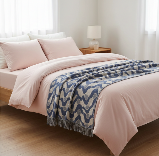 Bloomingville Santena Recycled Cotton Throw