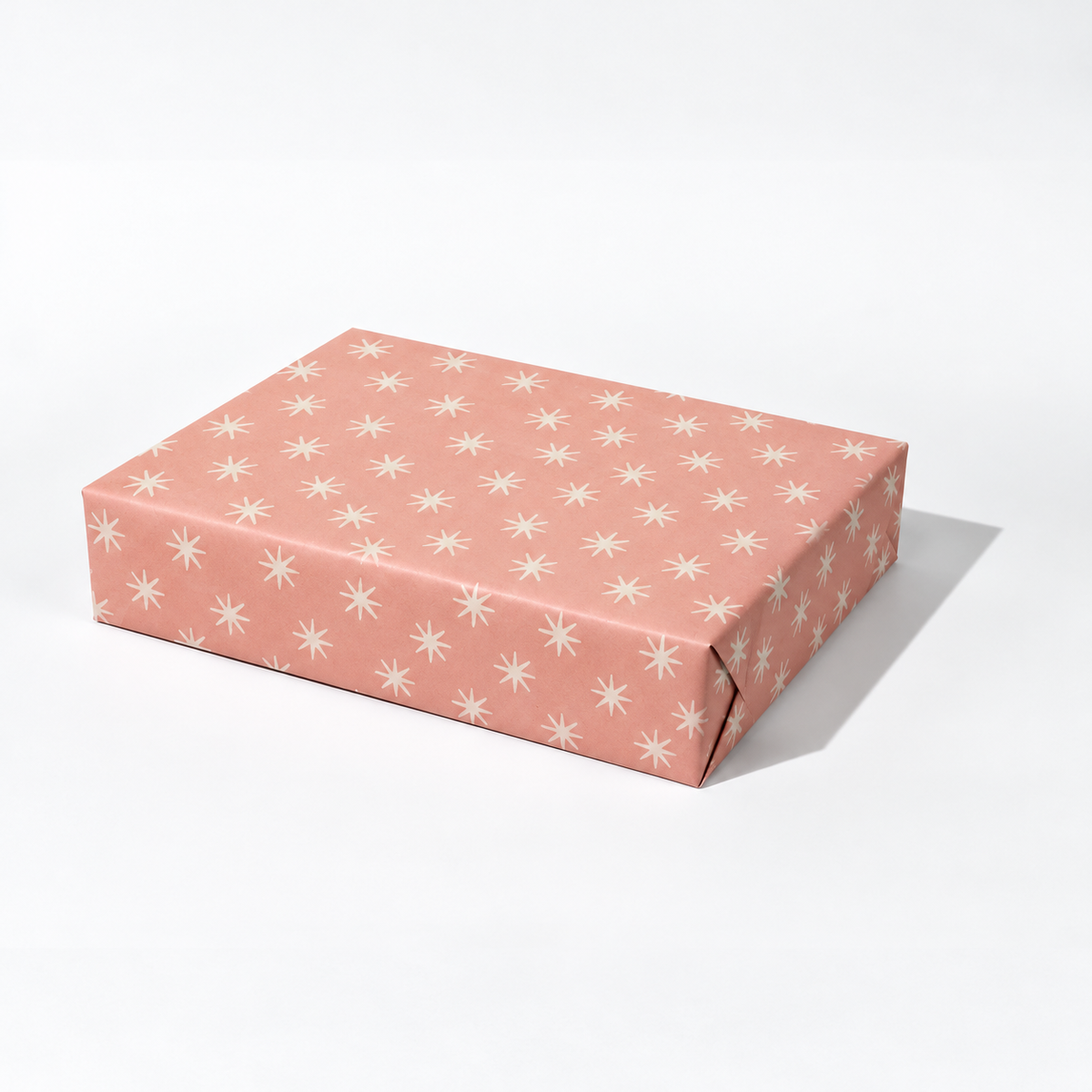 Heather Evelyn Pink Star Gift Wrap