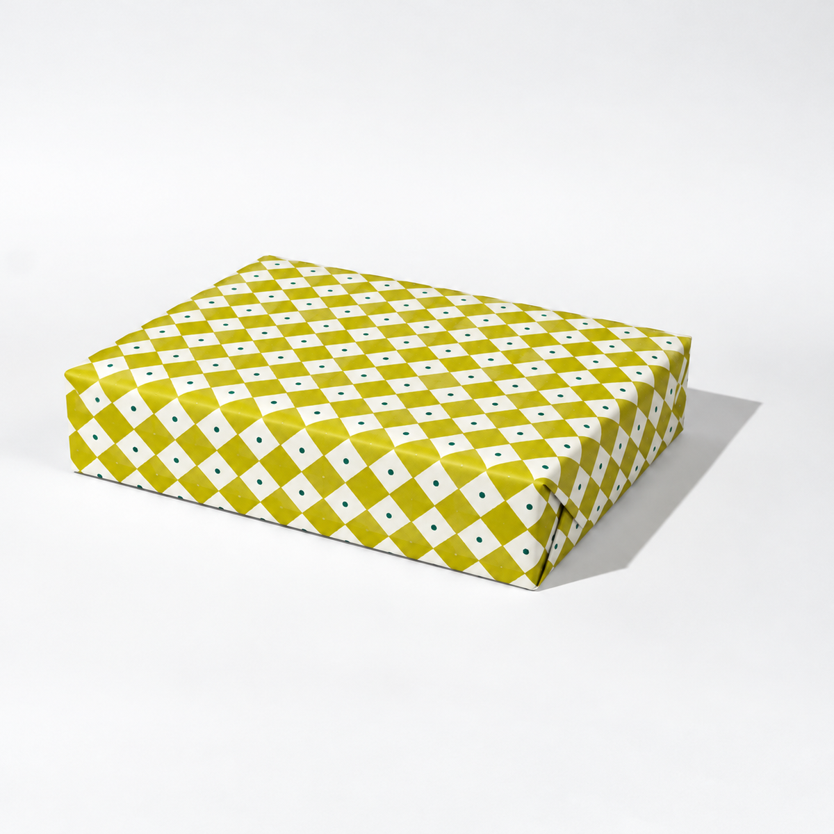 Heather Evelyn Green Mini Diamond Gift Wrap Sheet