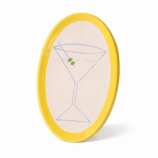 Ruffles & Riot Ceramic Martini Trinket Dish