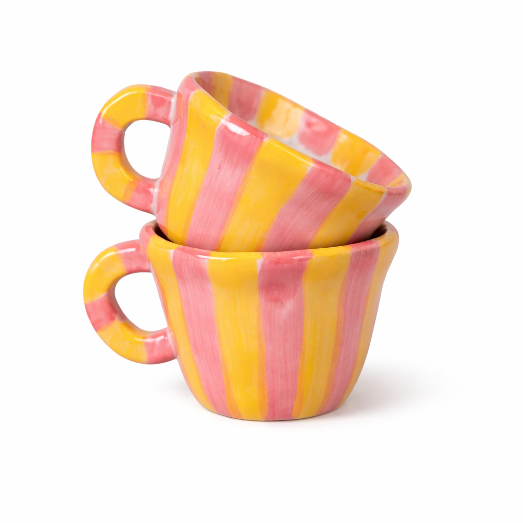 Bloomingville Striped Nini Espresso Mug in Two Colours