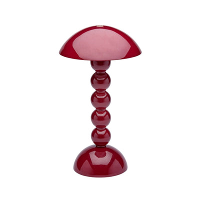 Addison Ross Bobbin Lacquer LED Rechargeable Lamp in Cherry