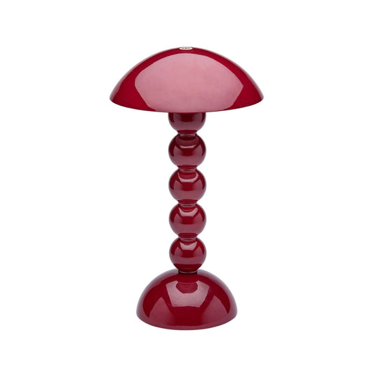 Addison Ross Bobbin Lacquer LED Rechargeable Lamp in Cherry