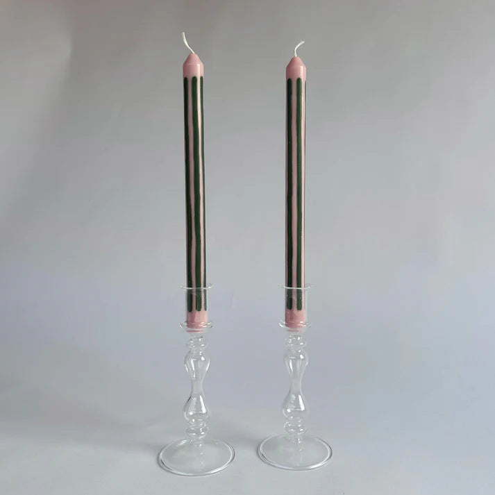 Pygmalion London Eco-Friendly Dinner Candles Set of 2 in Crumpet