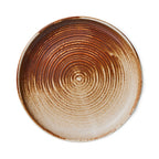 HKLIVING Chef Ceramics Deep Plate in Cream Brown