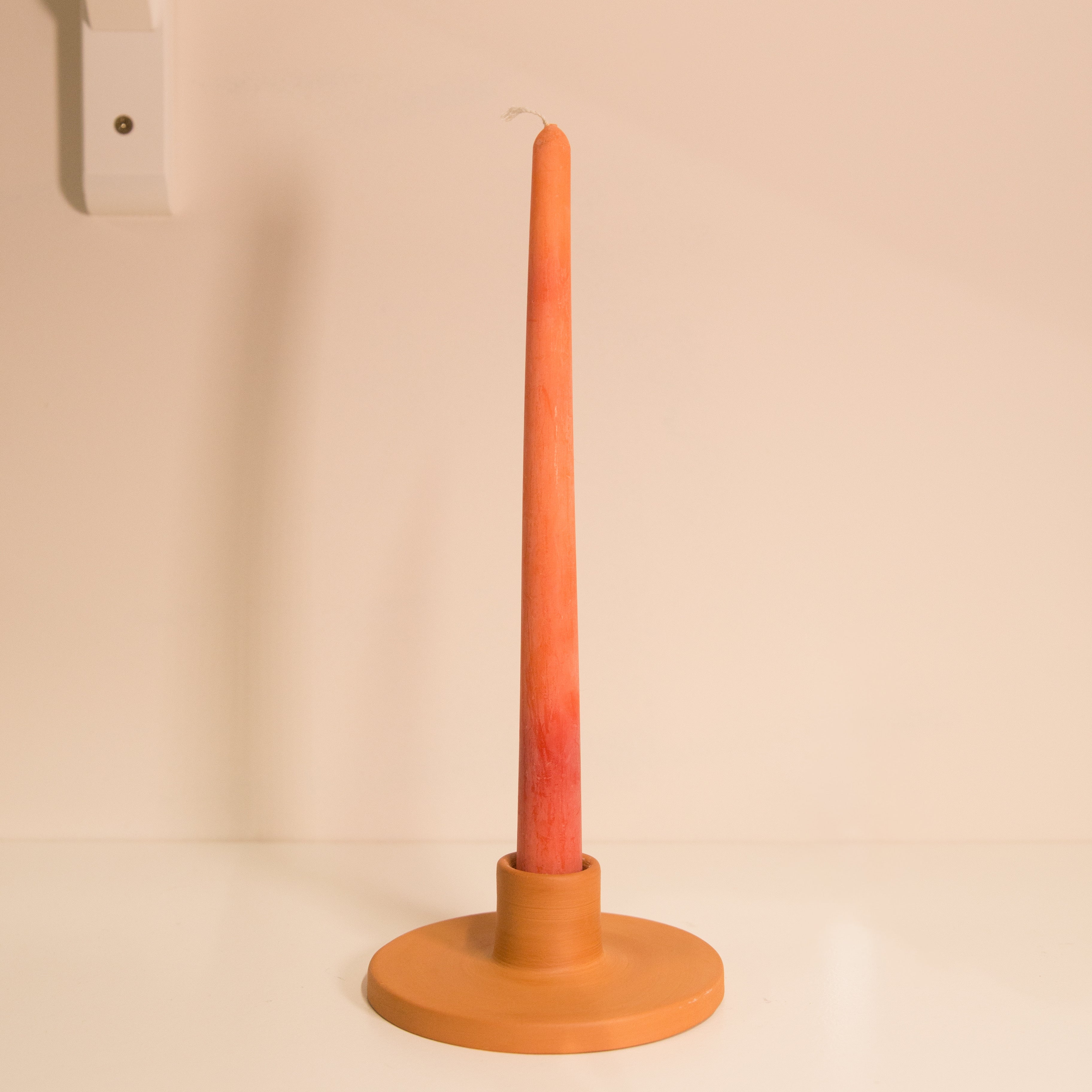 Coconut Wax Taper Candle in Various Colours