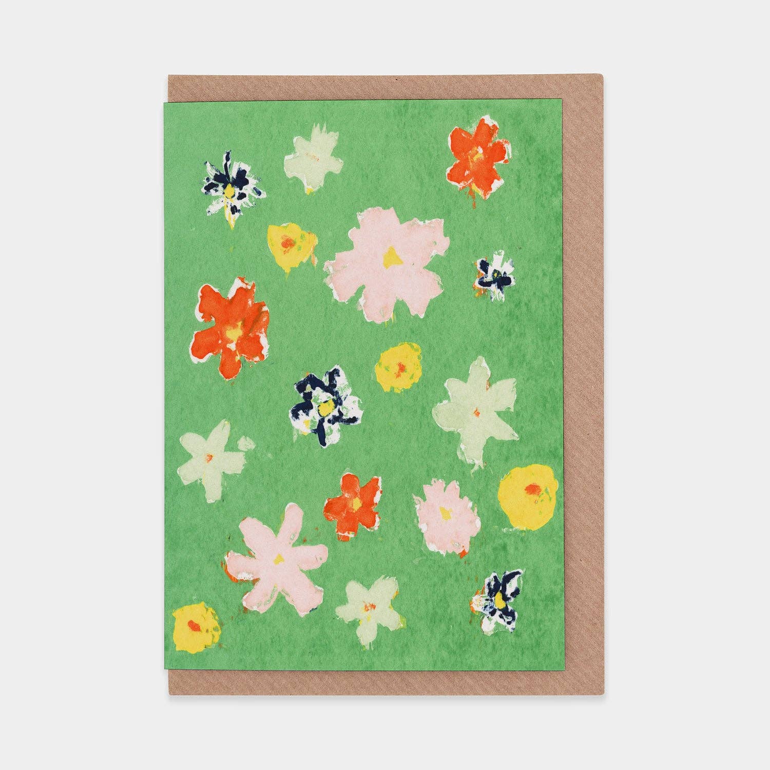 Greeting Card with Wildflowers 