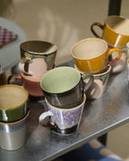 HKLIVING 70s Ceramic Americano Mugs: Rise