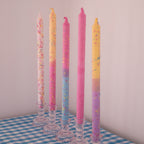 Nordtrice Ombre and Confetti 30cm Long Taper Candles