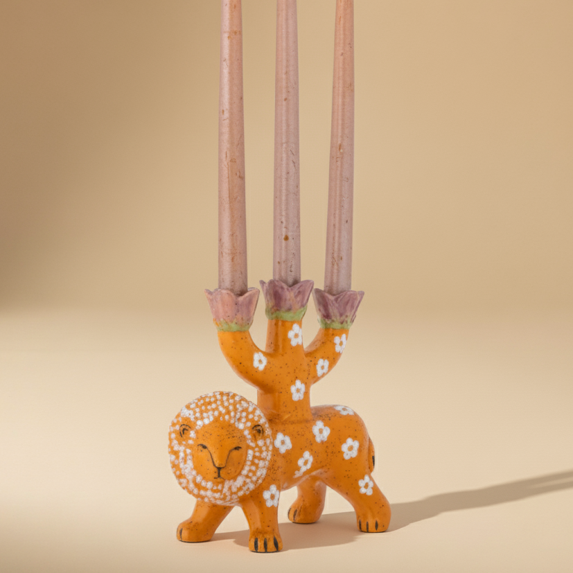 Bloomingville Lazar Lion Candelabra