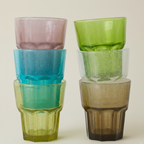 HKLIVING Mineral Water Glasses in Various Colours