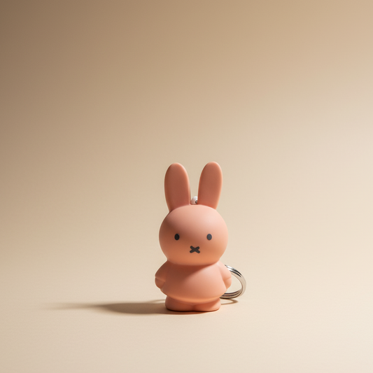 Miffy Keyring - Powder Pink