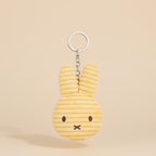 Miffy Flat Keyring Corduroy ECO in Buttercream Yellow