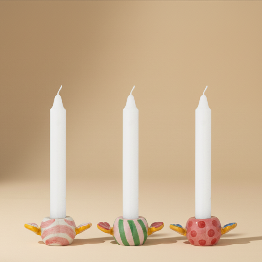 Bloomingville Sweets Candle Holder in Multiple Colours