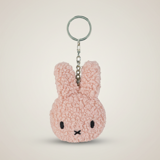 Miffy Tiny Teddy Keyring Pink 10cm - 100% Recycled