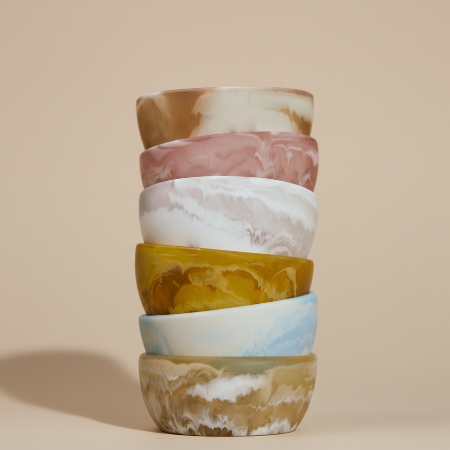 HKLIVING Patio Bowl in White, Yellow or Pink