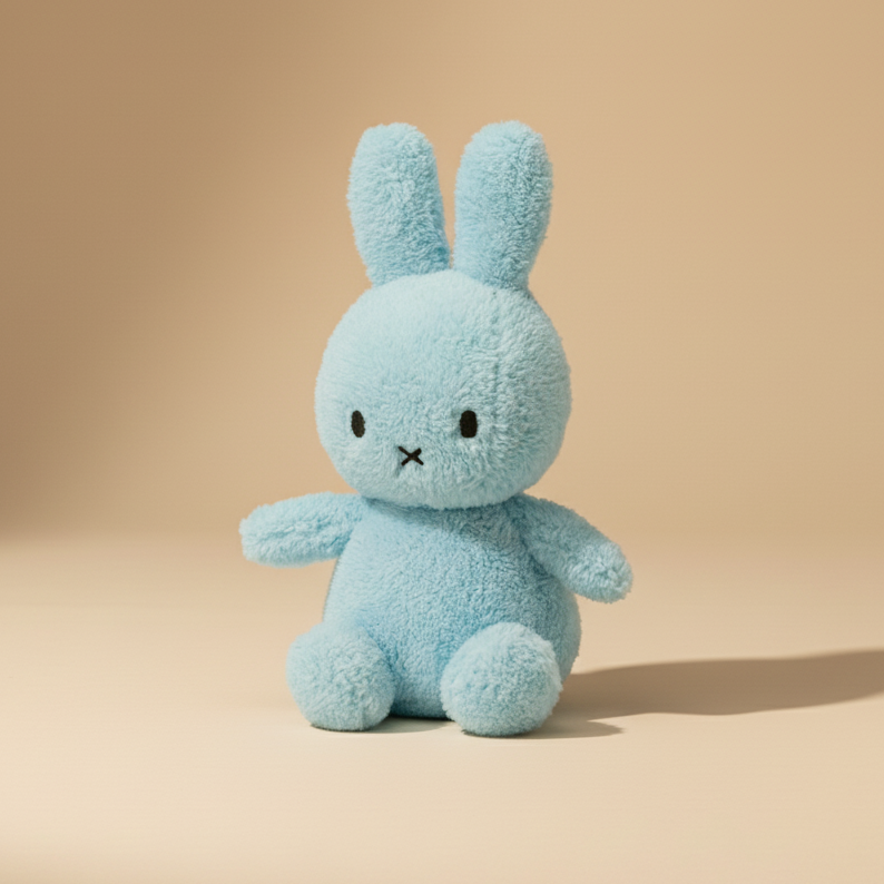 Miffy Recycled Teddy in Light Blue