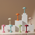 Addison Ross Bobbin Lacquer LED Rechargeable Lamp in Cherry