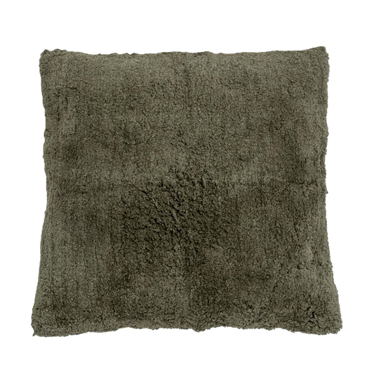 Turin Green Cotton Cushion