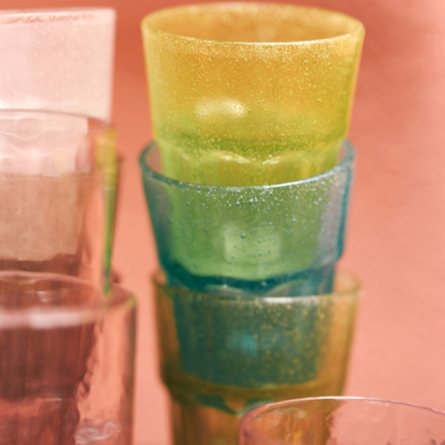 Mineral Drinking Glasses