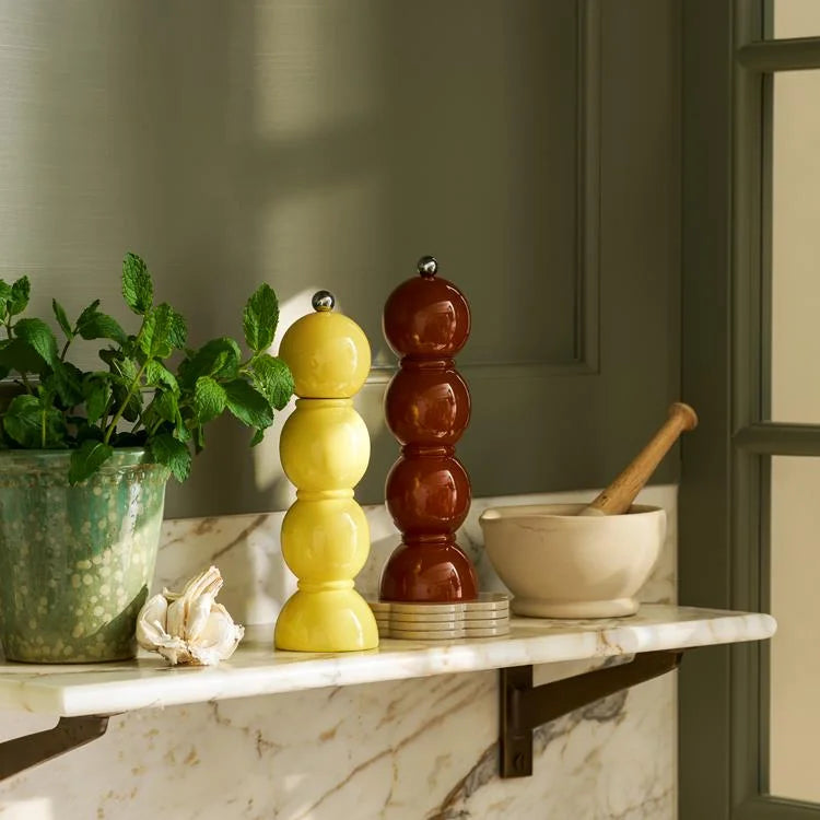 Addison Ross Bobbin Salt & Pepper Grinder in Buttercream