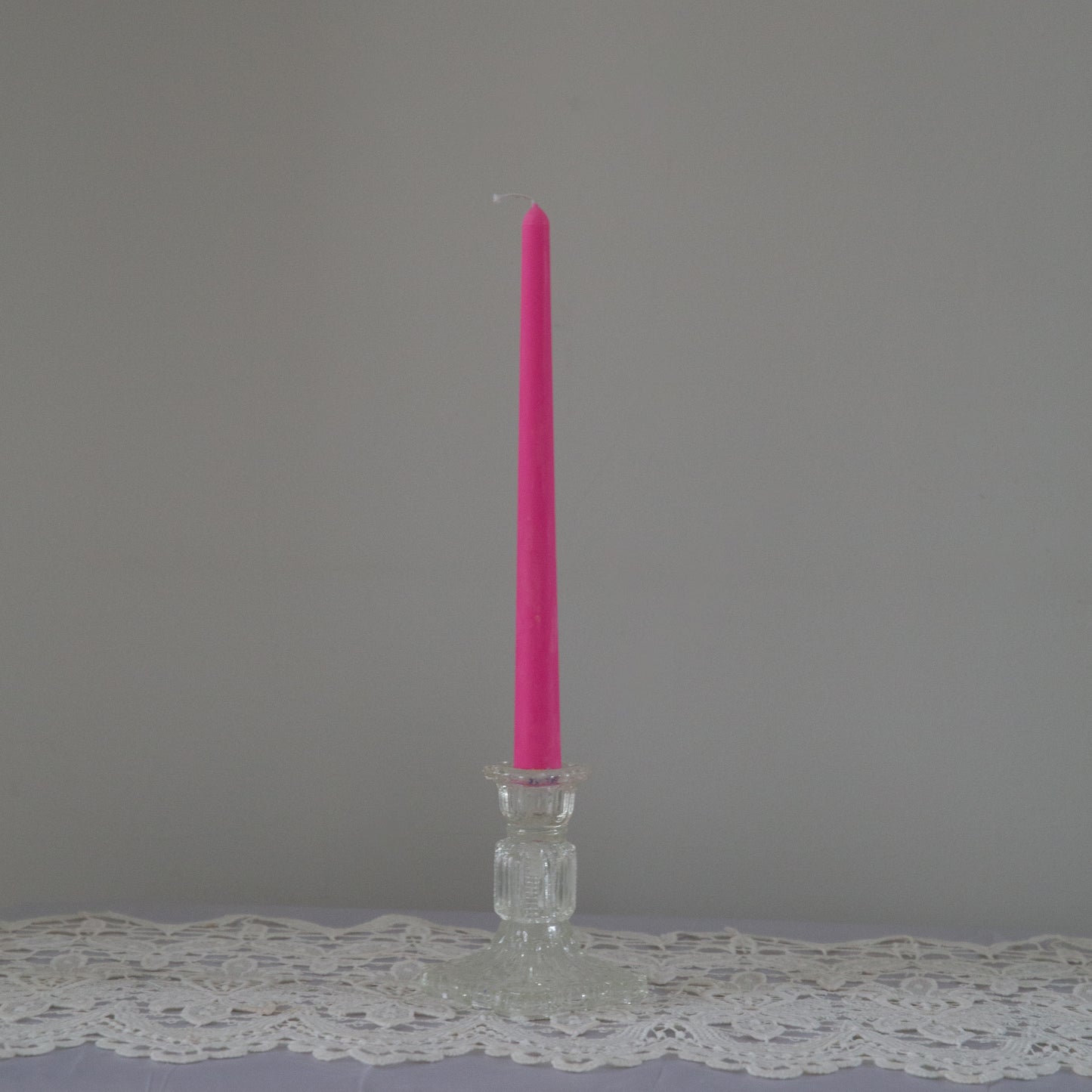 Coconut Wax Taper Candle in Various Colours