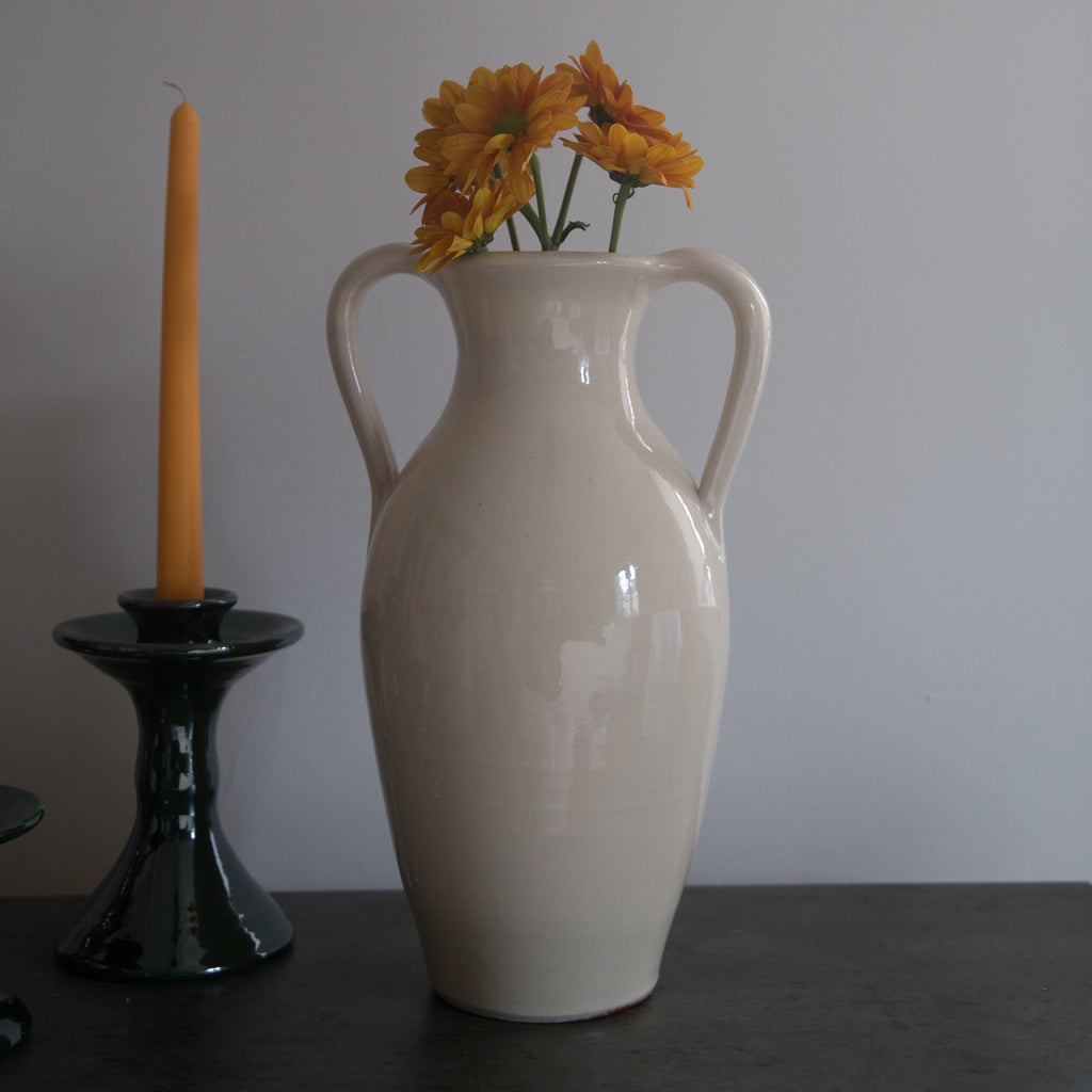 Roca Caus Classic Amphora Vase in Cream (Large)
