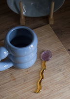 Ivore Group Coloured Glass Stirring Spoons in Various Colours