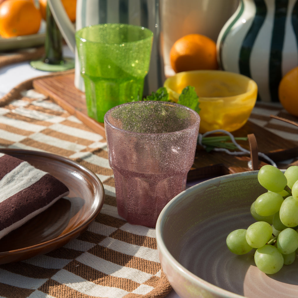HKLIVING Mineral Water Glasses in Various Colours