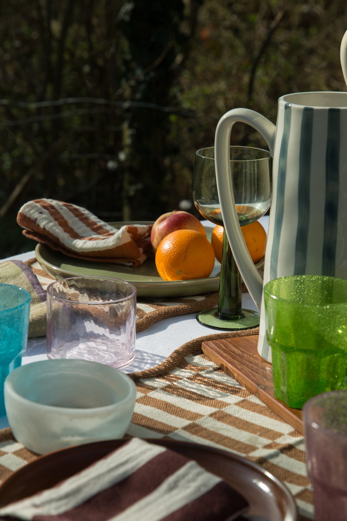 HKLIVING Chef Ceramics: Dinner Plate in Rustic Pink or Moss Green