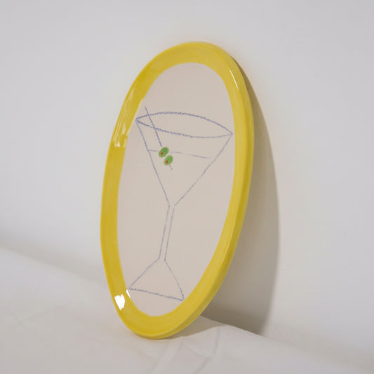 Ruffles & Riot Ceramic Martini Trinket Dish