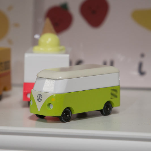 Candyvan - VW T1 Green - Wooden Diecast Toy Car Candylab