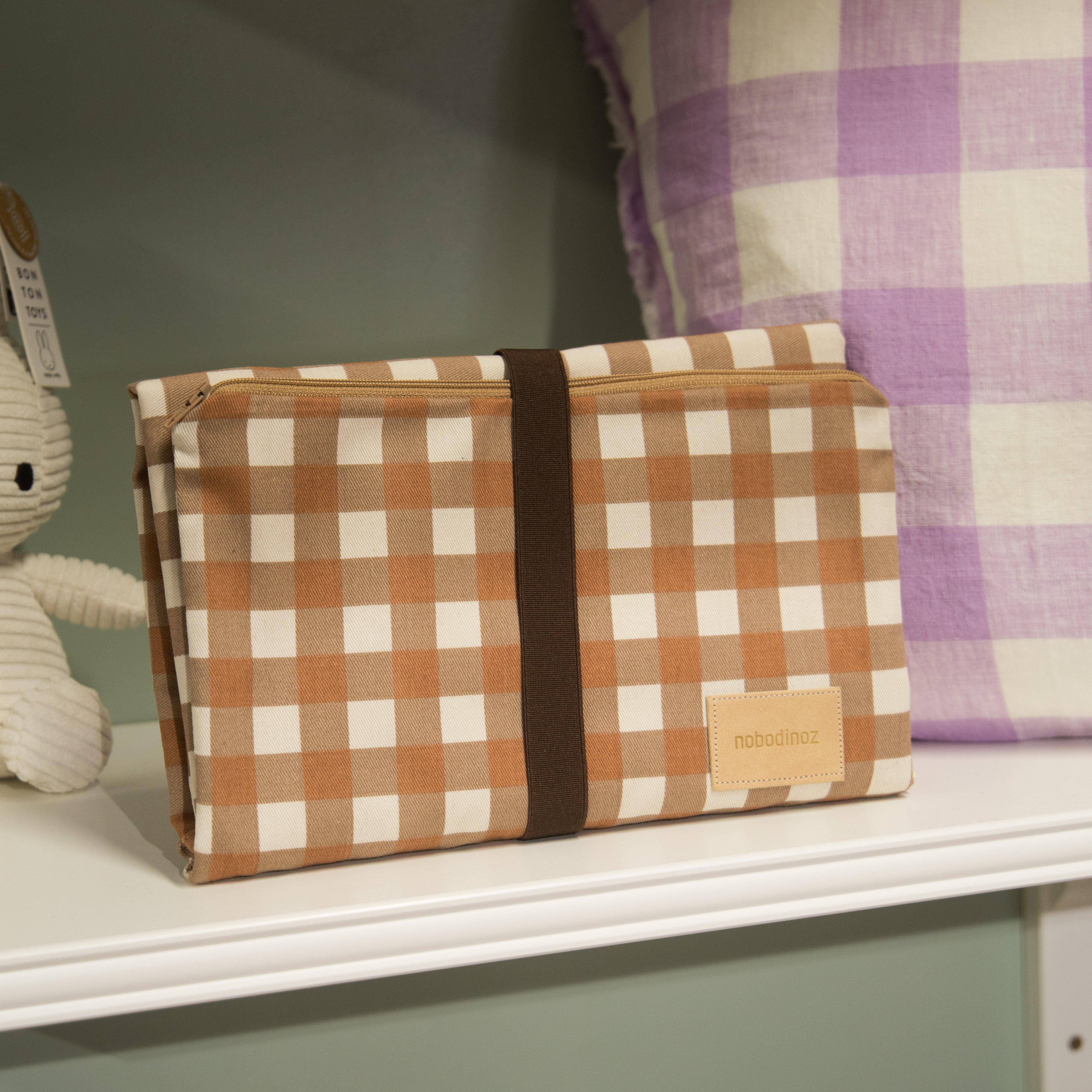 Nobodinoz Waterproof Changing Pad in Leonie Lattie