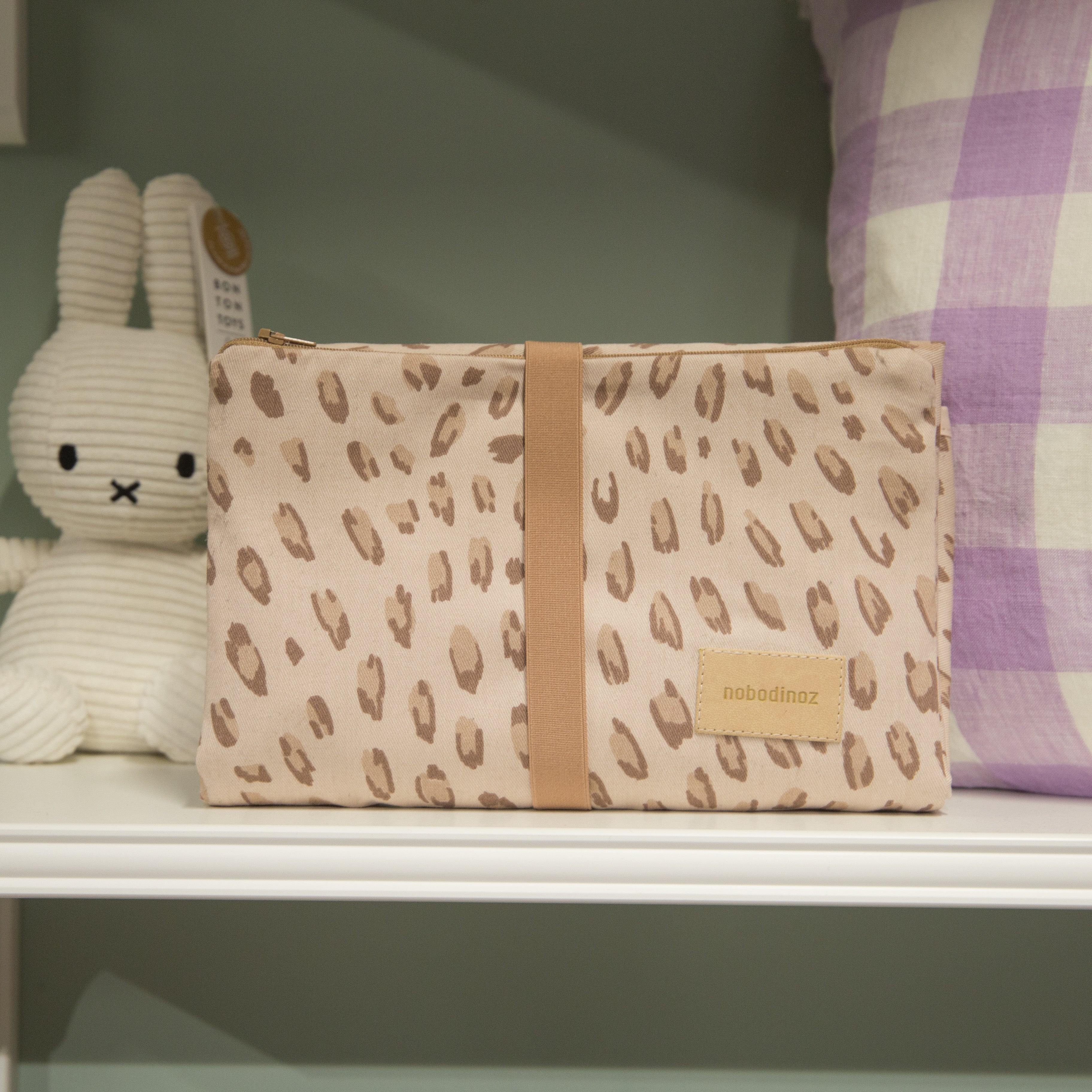 Nobodinoz Waterproof Changing Pad in Leonie Lattie