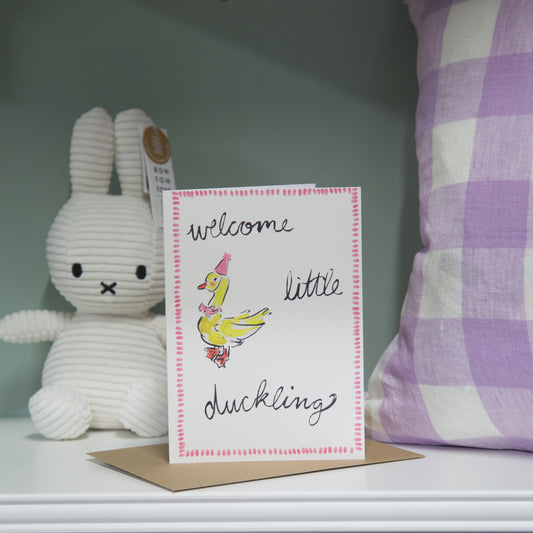 New Baby Duckling Greeting Card