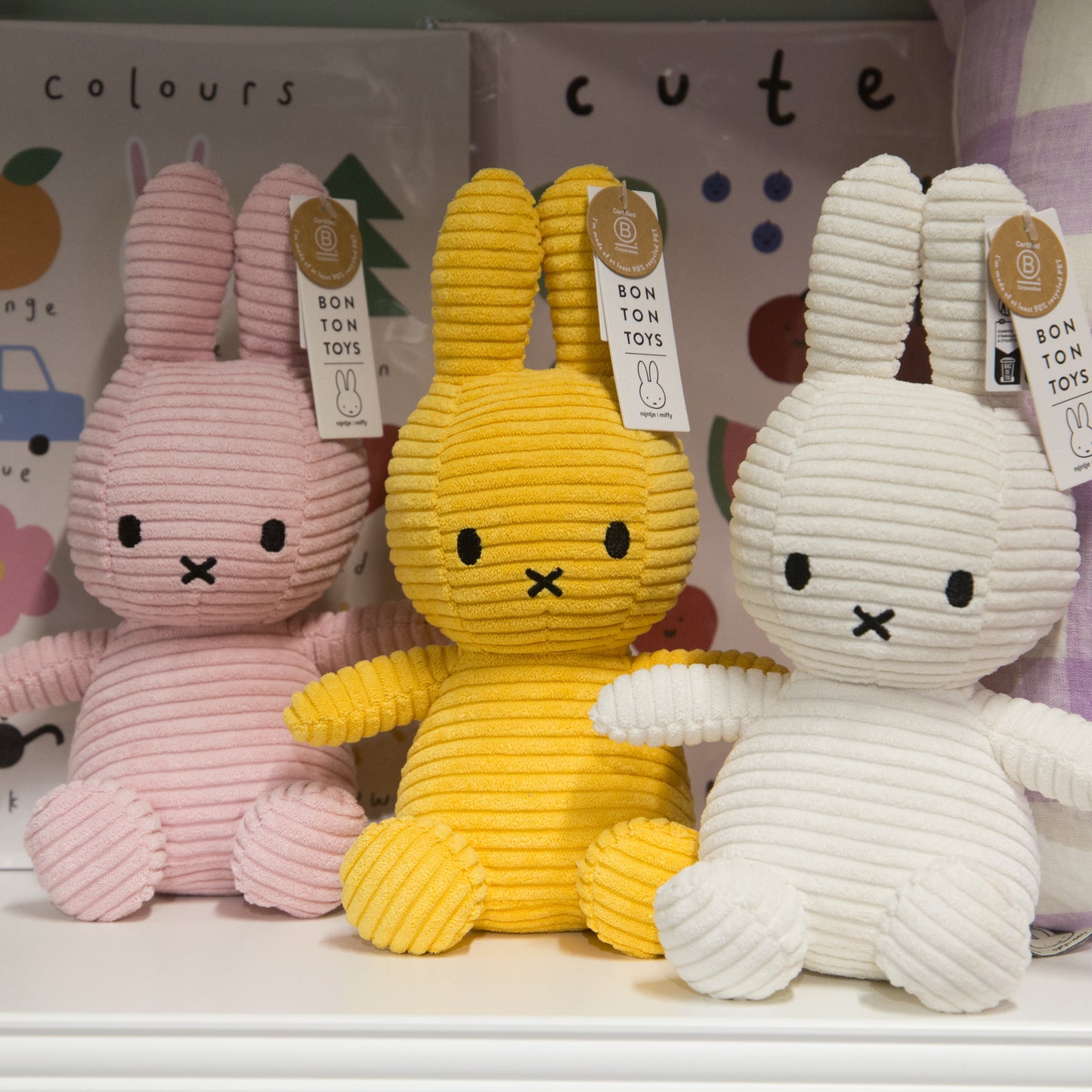 Miffy in White Corduroy ECO
