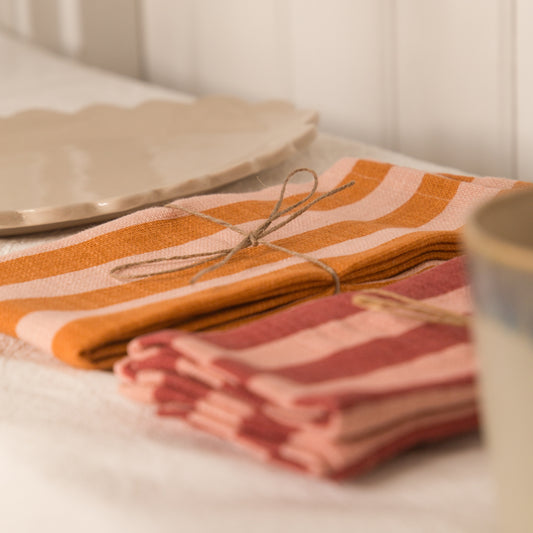 Bohemia Design Jaipur Stripe Napkin in Two Colours