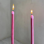 Pygmalion London Rhubarb Eco-Friendly Dinner Candles Set of 2