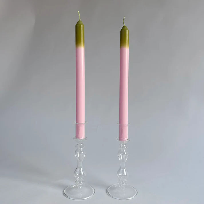 Pygmalion London Sweet Pea Eco-Friendly Dinner Candles Set of 2