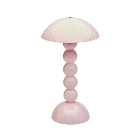Addison Ross Bobbin Lacquer LED Rechargeable Lamp in Pale Pink
