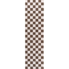 The Rugs Loft Checkerboard Brown Rug