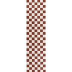 The Rugs Loft Checkerboard Terracotta Rug