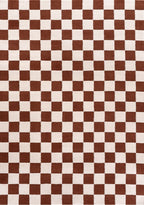 The Rugs Loft Checkerboard Terracotta Rug