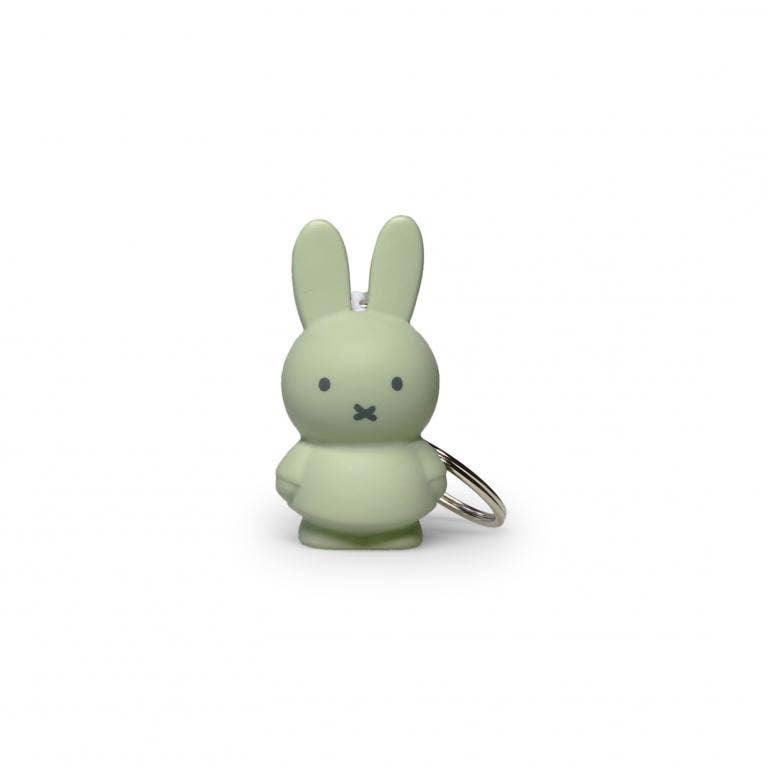 Eucalyptus green Miffy keyring standing 6cm high