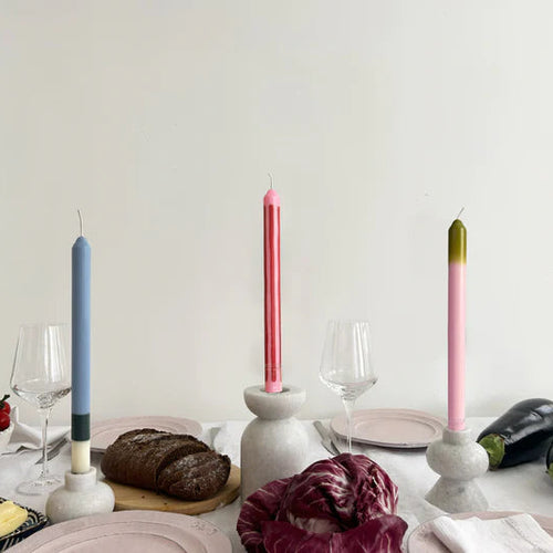 Pygmalion London Sweet Pea Eco-Friendly Dinner Candles Set of 2