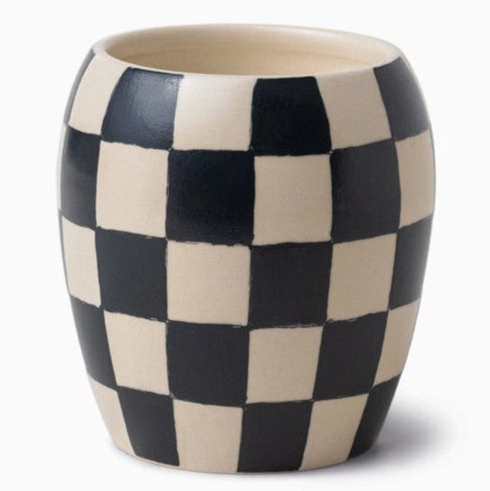 Paddywax Checkmate Porcelain Candle