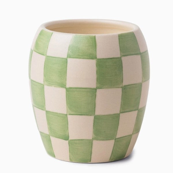 Paddywax Checkmate Porcelain Candle