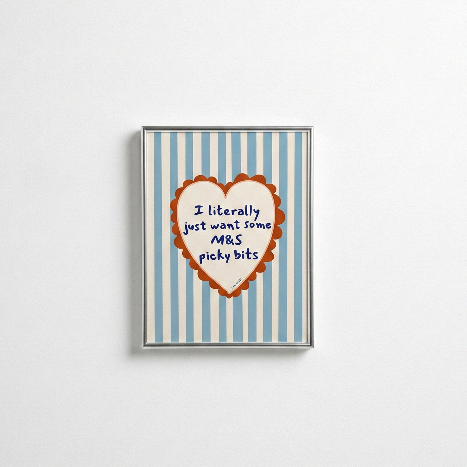 Poppy Illustrates 'M&S Picky Bits' Print in A5