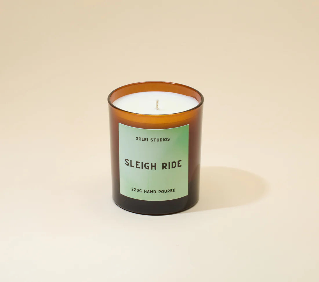 Solei Studios 100% Soy Wax Jar Candles in Various Scents