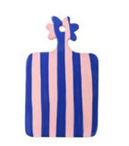 Que Rico Tray Rogelio in Pink and Blue Stripe